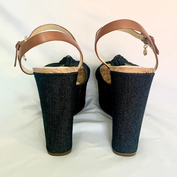 MK Denim Wedges - Picture 4 of 5